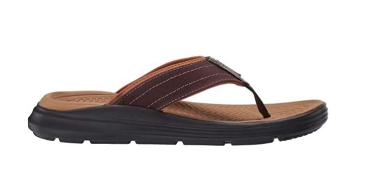 Relaxed Fit: Sargo - Reyon Khaki | SKECHERS Mens Sandals > Nuori Voima
