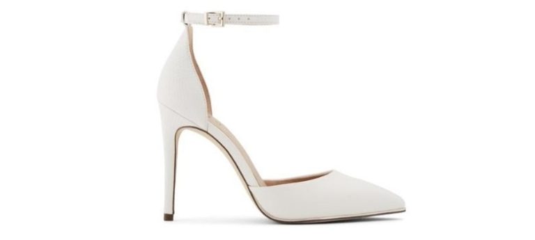 Iggi White Patent Vegan Heels