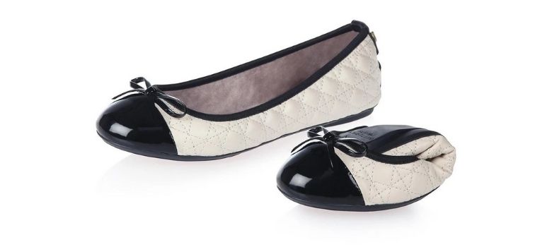 Butterfly Twists foldable vegan ballet flats