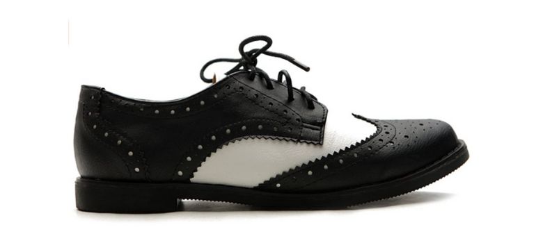 Ollio vegan Oxford shoes women